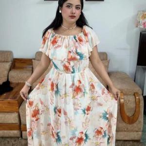 অফ শোল্ডার গাউন